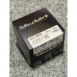 SELLIER & BELLOT .223 REM (5,56x45) FMJ 55gr sypané 100ks