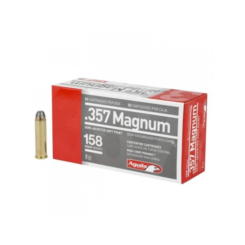 Aguila .357 MAGNUM SJSP 158gr