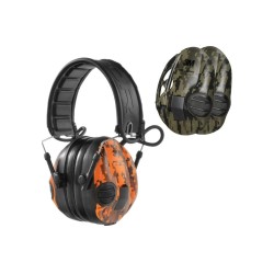 Peltor Sport Tac, střelecká elektronická sluchátka MT16H210F-478GN945, zelené a oranžové camo