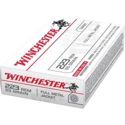 Winchester .223 REM FMJ 55gr, 20ks