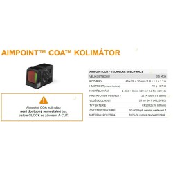 Glock 45 A-CUT + kolimátor Aimpoint COA, 9 mm Luger