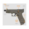 Glock 45 A-CUT HUNTER Edition + kolimátor Aimpoint COA, 9 mm Luger