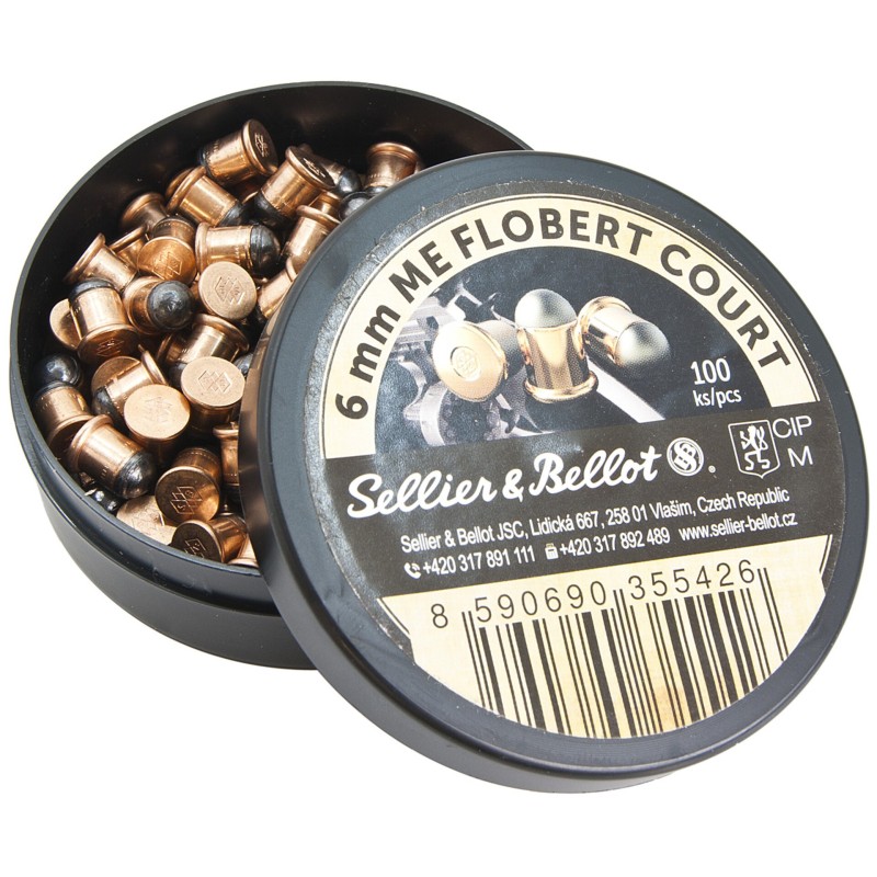 Flobertové náboje cal. 6mm kulička 100ks